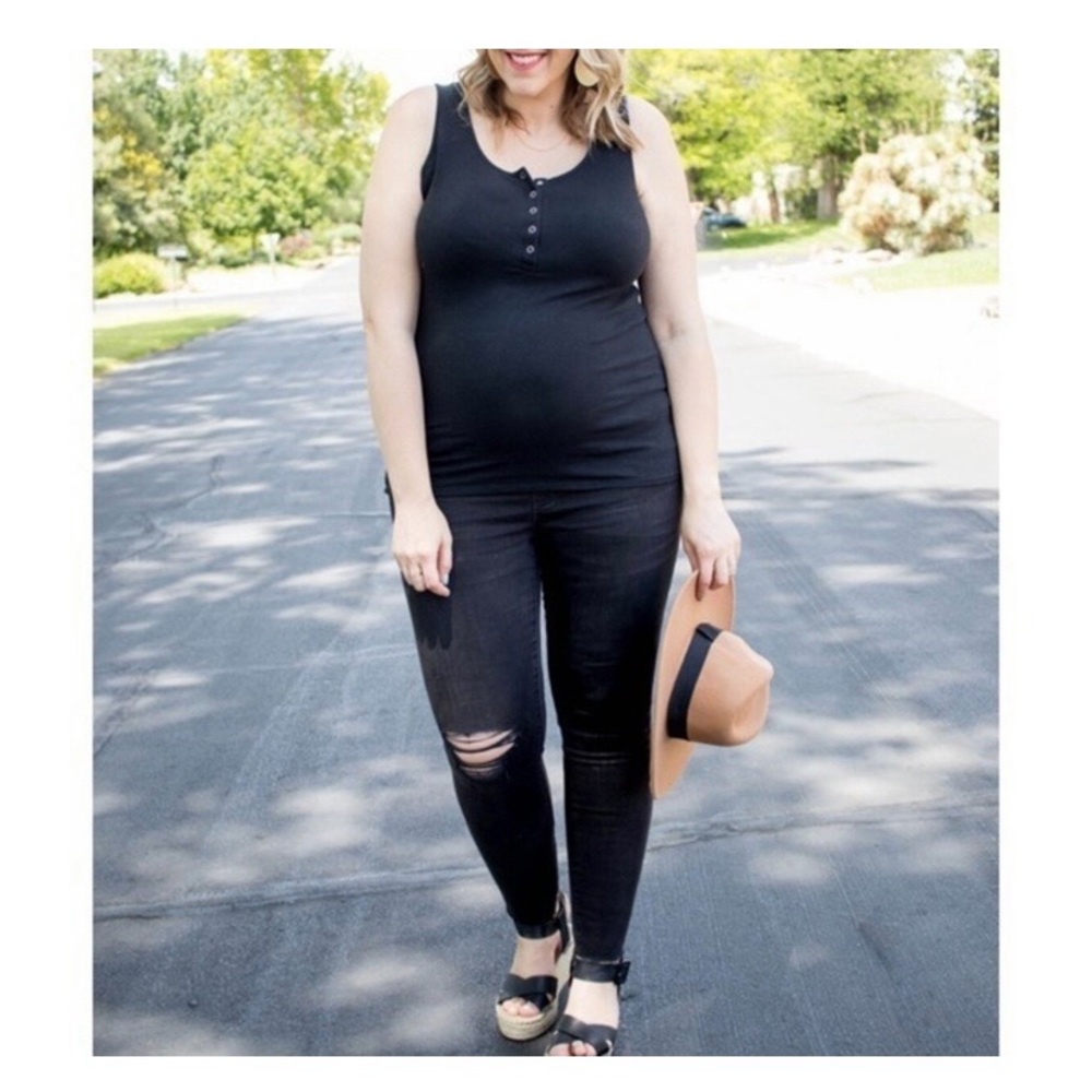 Madewell Maternity Over The Belly Skinny Jeans - Picture 2 of 15